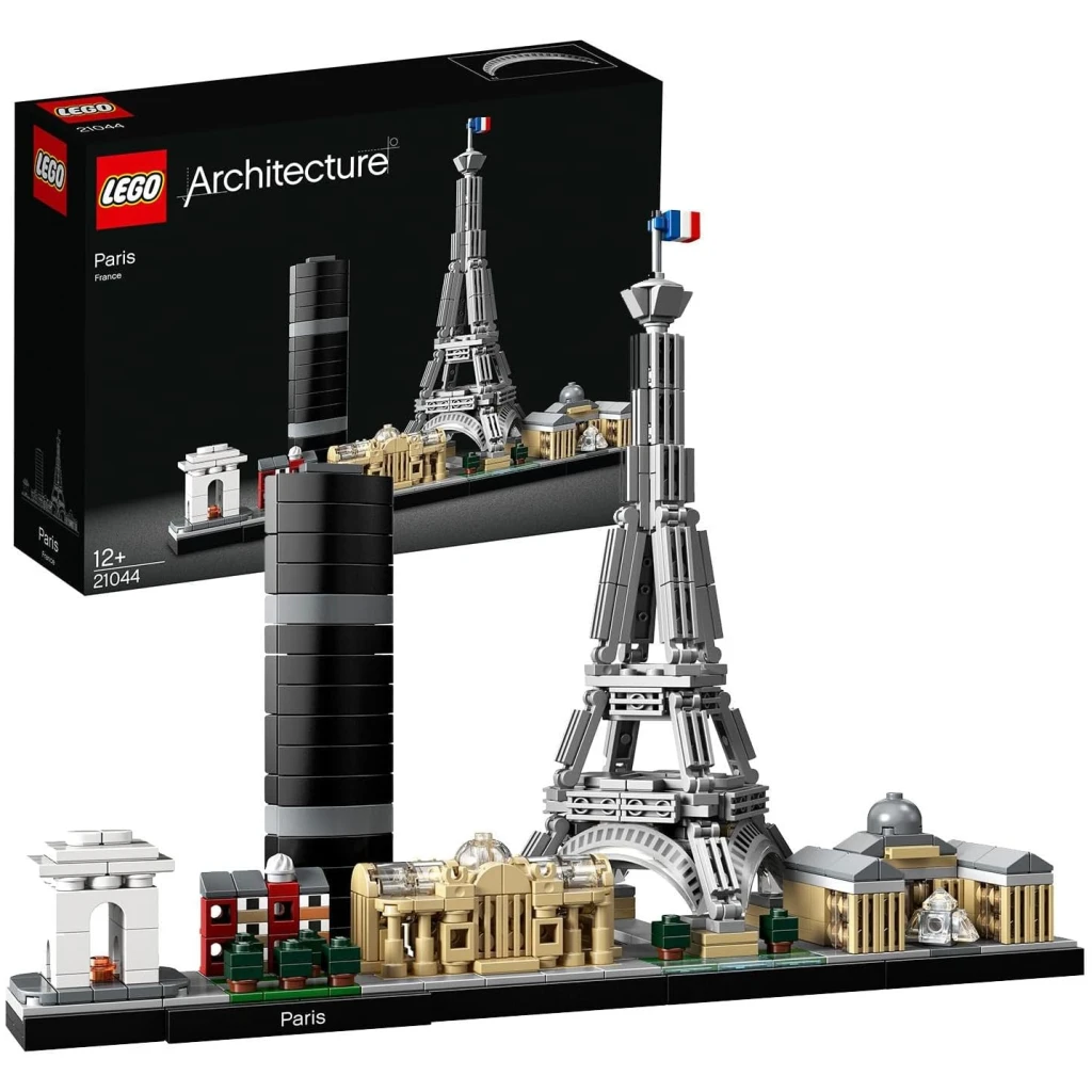LEGO Architecture Paris: Ensemble de Construction Skyline avec des Modèles de Monuments Célèbres - Idée Cadeau pour Adultes et Collectionneurs - Objet de Décoration à Collectionner 21044